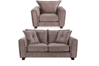 Avanti Chocolate Fabric 2+1 Seater Sofa Set – Stylish Brown Design - Sofa In Store