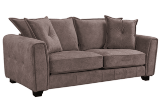Avanti Chocolate Fabric 3+3 Sofa Set – Stylish Brown Upholstered Design - Sofa In Store