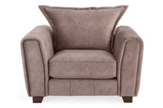 Avanti Fabric Armchair Chocolate - Sofa In Store