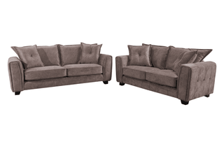 Avanti Fabric Chocolate 3+2 Seater Sofa Set - Modern Design - Sofa In Store