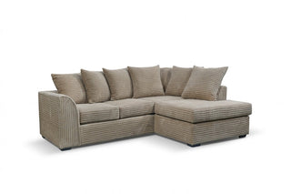 Byron Caramel Cord Fabric RHC Corner Sofa – Contemporary Design for Living Room