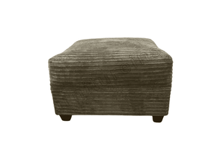 Byron Footstool – Grey Fabric - Sofa In Store