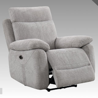 Caguas Fabric Recliner 1 Seater Sofa In Cement - Sofa In Store