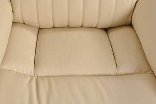 Cidliano Electric Recliner Armchair – Cream Genuine Leather Comfort - Sofa In Store