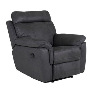 Colyton Fabric Recliner 1 Seater Sofa in Azul with Plush Comfort - Sofa In Store