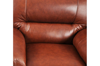 Dalmore 1 Seater Armchair – Tan Genuine Leather with Modern Design - Sofa In Store