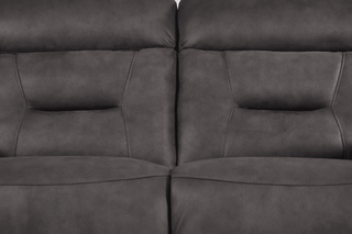 Foster Grey Fabric Electric Recliner 2 Seater Sofa with USB Ports - Sofa In Store