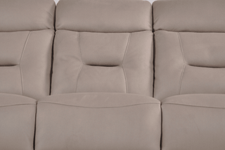 Light Grey Fabric Electric Recliner 3 Seater Sofa - Sofa In Store