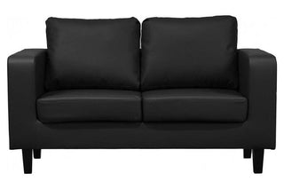 Box Black Leather 2+1+1 Seater Sofa Set – Modern Minimalist Design - Sofa In Store