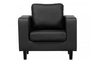 Box Black Leather 2+1+1 Seater Sofa Set – Modern Minimalist Design - Sofa In Store