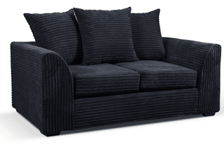 Byron Black Fabric 2+2 Seater Sofa Set – Modern Design and Comfort - Sofa In Store