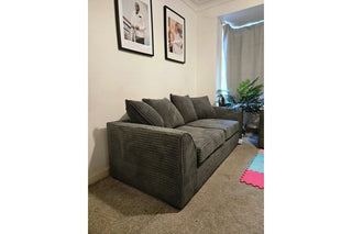 Byron Grey Fabric 2+1 Seater Sofa Set with Contemporary Design - Sofa In Store