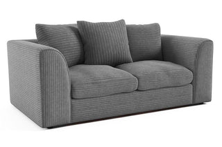 Byron Grey Fabric 2 Seater Sofa – Modern Design with Foam Cushions