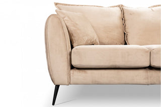 Gabriel Mink Velvet Corner Sofa RHC – Stylish and Durable Design - Sofa In Store