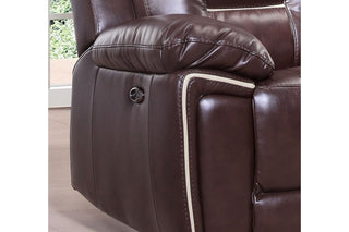 Henry Brown Leather Electric Recliner Armchair – Brown Leather Comfort - Sofa In Store