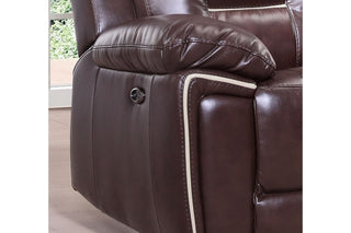 Henry Brown Leather Electric Recliner Armchair – Brown Leather Comfort - Sofa In Store