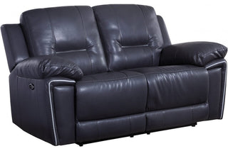 Henry Grey Leather Electric Recliner 2 Seater Sofa - Premium Comfort - Sofa In Store