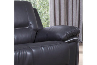 Henry Grey Leather Electric Recliner 2 Seater Sofa - Premium Comfort - Sofa In Store