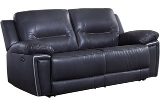 Henry Grey Leather 3 Seater Electric Recliner Sofa - Sofa In Store