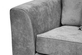 Nancy Grey Armchair – Premium Fabric with Chunky Design - Sofa In Store
