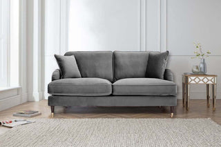 Rupert Grey Velvet 2 Seater Sofa – Stylish Vintage Design - Sofa In Store