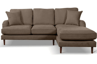 Rupert Nutmeg Fabric Right Hand Corner Sofa - Sofa In Store