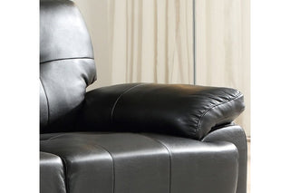 Sienna Black Leather 2 Seater Sofa Sofa – Modern Design and Comfort - Sofa In Store