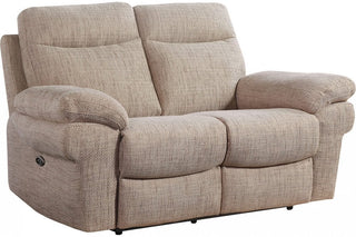 Tanya Beige Fabric Electric Recliner 2 Seater Sofa - Premium Comfort - Sofa In Store