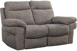 Tanya Brown Fabric Electric Recliner 2 Seater Sofa – Luxury Comfort - Sofa In Store