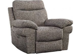 Tanya Brown Fabric Electric Recliner Armchair – Luxury Comfort Design - Sofa In Store