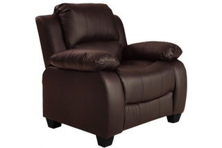 Valerie Brown Leather Armchair – Premium Leather with Modern Design - Sofa In Store