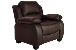 Valerie Brown Leather Armchair – Premium Leather with Modern Design - Sofa In Store