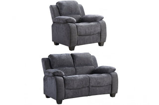 Valerie Grey Fabric 2+1 Seater Sofa Set - Contemporary Design - Sofa In Store