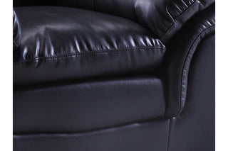 Verona Black Leather 3 Seater Sofa – Modern Design and Comfort - Sofa In Store