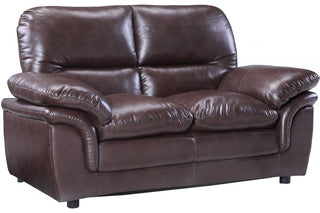 Verona Brown Leather 2 Seater Sofa – Stylish Design for Modern Homes - Sofa In Store