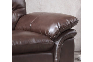 Verona Brown Leather Armchair – Premium Leather with Modern Style - Sofa In Store