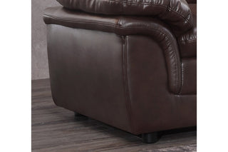 Verona Brown Leather Armchair – Premium Leather with Modern Style - Sofa In Store