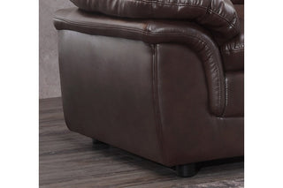 Verona Brown Leather Armchair – Premium Leather with Modern Style - Sofa In Store