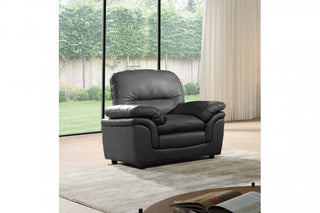 Verona Grey Leather Armchair – Premium Leather with Modern Design - Sofa In Store