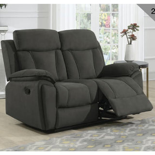 Killeen Fabric Recliner 3+2+1 Seater Sofa Set In Chocolate - Sofa In Store