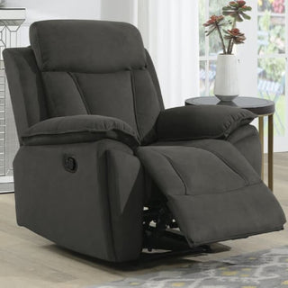 Killeen Fabric Recliner 3+2+1 Seater Sofa Set In Chocolate - Sofa In Store