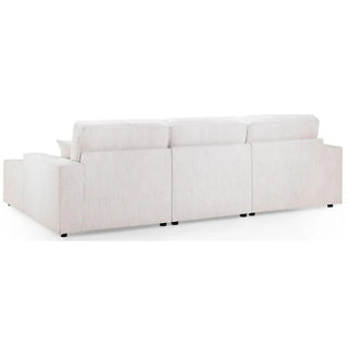 Leonard Fabric U Shaped Corner Sofa In Beige - Sofa In Store
