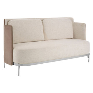 Markeb Upholstered Fabric 2 Seater Sofa | White Elegance | Modern Design - Sofa In Store