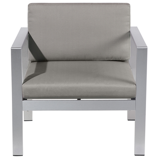 4 Piece Garden Sofa Set | Plastic Wood | Dark Grey | 2 Chairs & Coffee Table - Sofa In Store
