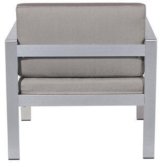 4 Piece Garden Sofa Set | Plastic Wood | Dark Grey | 2 Chairs & Coffee Table - Sofa In Store