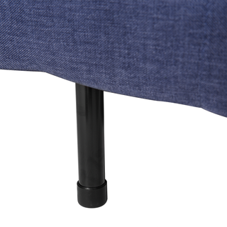 Sofa Bed Blue Fabric Upholstery Single Sleeper Fold Out Chair Bed Beliani - Sofa In Store