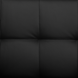 Corner Sofa Bed Black Faux Leather Tufted Modern U-Shaped Modular 5 Seater with Chaise Lounges Beliani