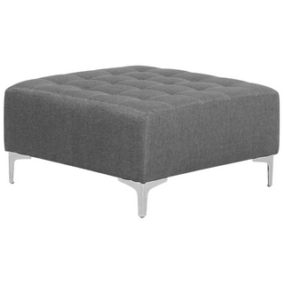 Corner Sofa Bed Light Grey Tufted Fabric Modern L-Shaped Modular 5 Seater Left Hand Chaise Lounge Beliani - Sofa In Store