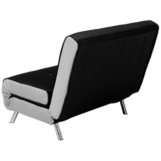 Sofa Bed Black Fabric Upholstery Single Sleeper Fold Out Chair Bed Beliani - Sofa In Store