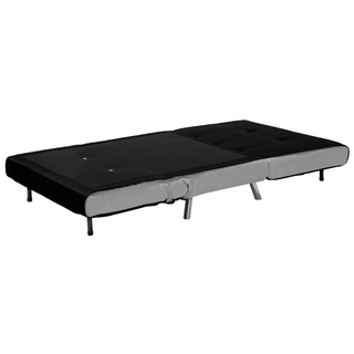 Sofa Bed Black Fabric Upholstery Single Sleeper Fold Out Chair Bed Beliani - Sofa In Store